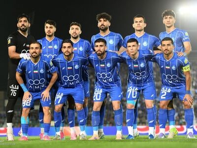 پوستر باشگاه استقلال برای دیدار برابر نساجی