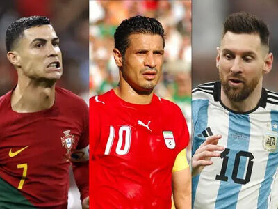 فاصله نجومی علی دایی با مسی و رونالدو!