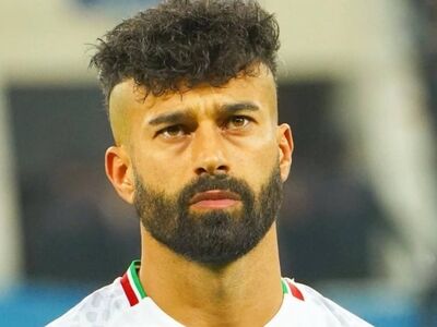  رامین رضاییان وسط تمرین زنان... ماشاءالله!/ عکس