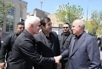 حضور تاج و دنیامالی در مراسم چهلم رهبر شهید انقلاب