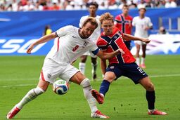 نروژ 1-2 انگلیس/ بلینگام قدرتمندترین وایکینگ