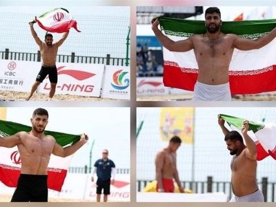 تیم ملی کشتی ساحلی ایران در سانیا صاحب ۴ مدال طلا شد
