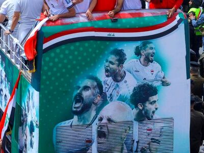 جشن باشکوه صعود عراق در خیابانهای بغداد