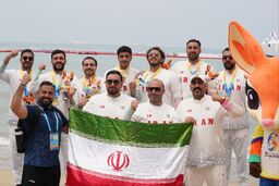 سلفی بازیکنان تیم ملی واترپلو بعد از قهرمانی /عکس 