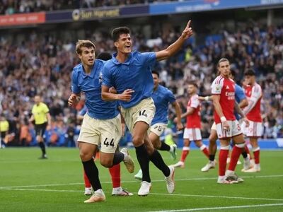 برایتون با تریلی از روی آرسنال رد شد: 3-0 باورنکردنی!