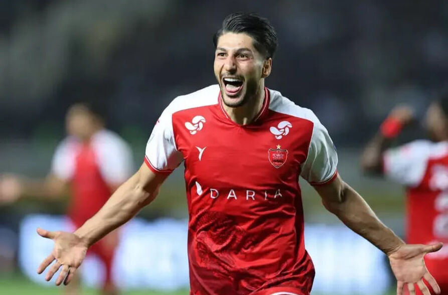 شماره 10 پرسپولیس: با صدای بی‌صدا/ عکس