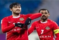 تصویر سردار آزمون روی پوستر بازی قهرمانی شباب الاهلی و العین